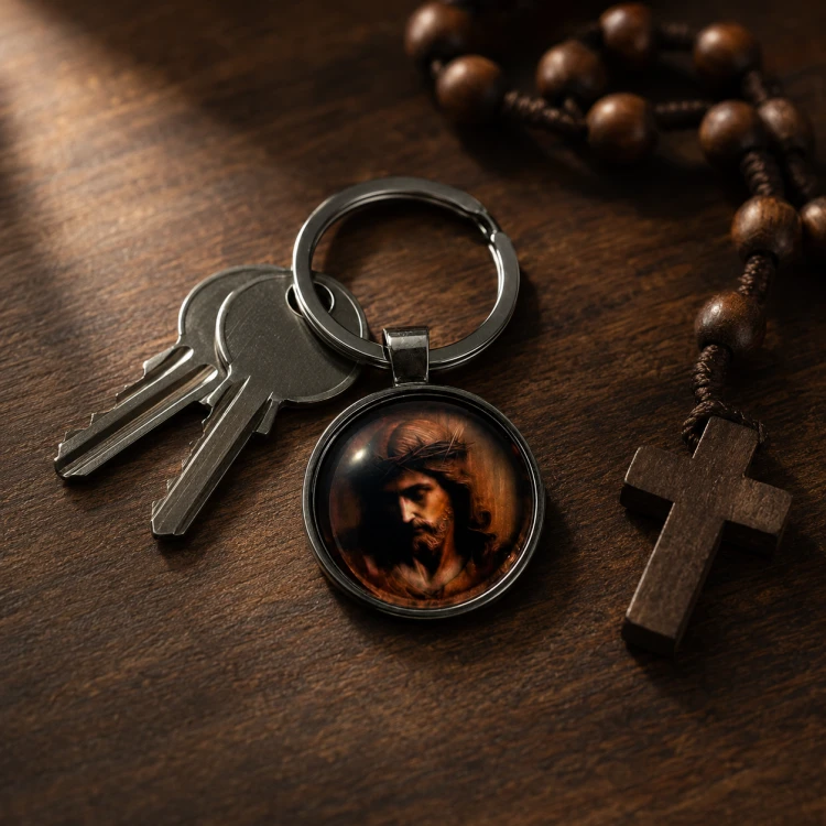 Religijny-Brelok-Jezus-w-Koronie-Cierniowej-Metalowy  (2).png