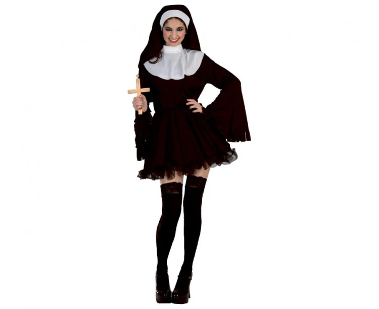 Strój Zalotna Zakonnica M - Seksowne Przebranie na Halloween