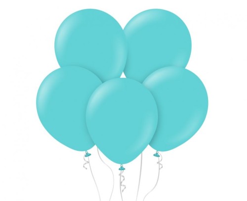 Balony Kalisan 12", standard Aqua (Aqua), 50 szt.