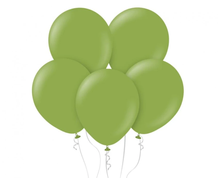 Balony Kalisan 12", standard matcha (Matcha Green), 50 szt.
