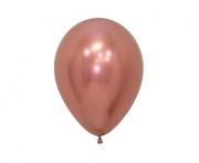 Balony Sempertex 5", (reflex rose gold) Chromowane Różowozłote, 50 szt.