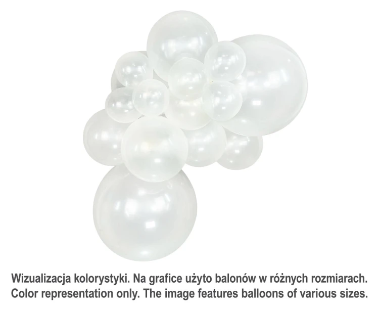 Balony Sempertex 12", (crystal clear) Przezroczyste, 50 szt.