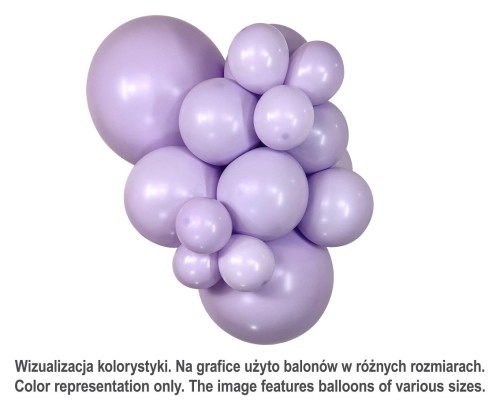 Balony Sempertex 12", Dusk Lavender, 50 szt.