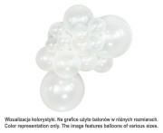 Balony Sempertex 18", (crystal clear) Przezroczyste, 25 szt.