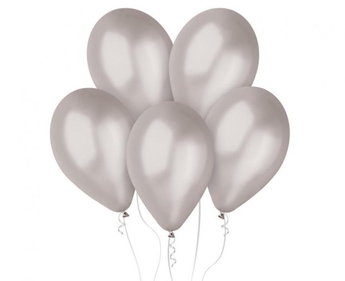 Balony GM120 metal 13" - srebrne 38 / 50 szt.