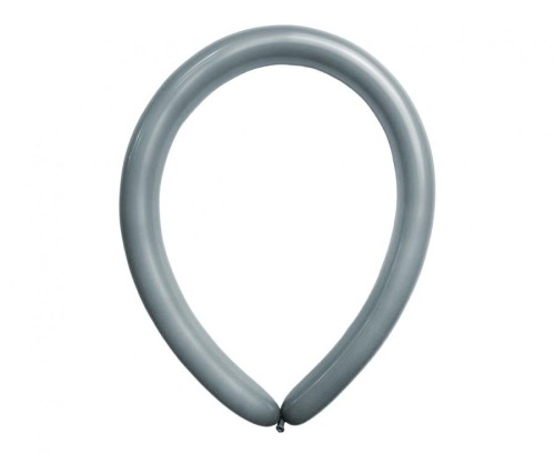Balony Decomex, M260 pastel szare, 100 szt.