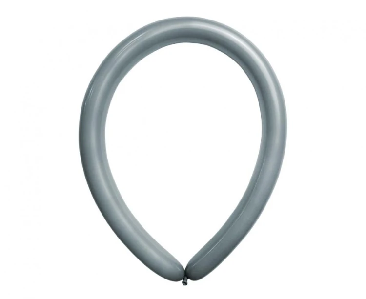 Balony Decomex, M260 pastel szare, 100 szt.