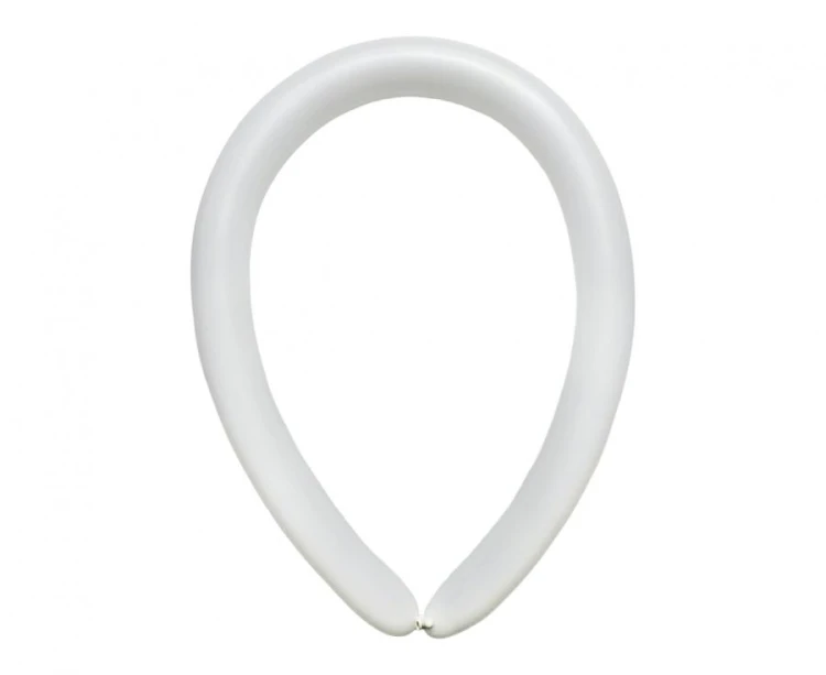 Balony Decomex, M260 pastel białe, 100 szt.