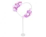 Stelaż do balonów serce 78 cm - stojak na balony w kształcie serca
