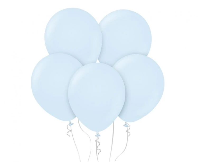 Balony 12" Macaron Baby Blue , 100 szt.