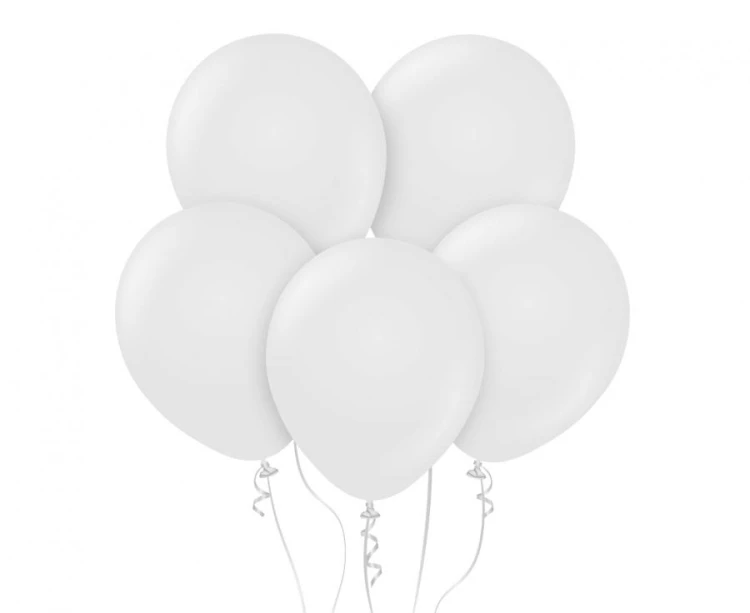 Balony 12" Standard White , 100 szt.