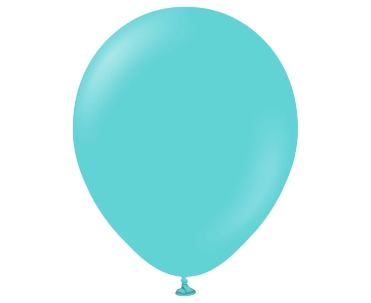 Balony Kalisan 18", standard Aqua (Aqua), 25 szt.