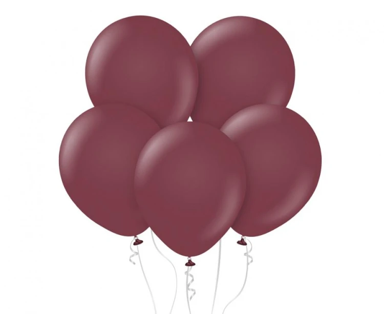 Balony 18" Standard Burgundy , 25 szt.