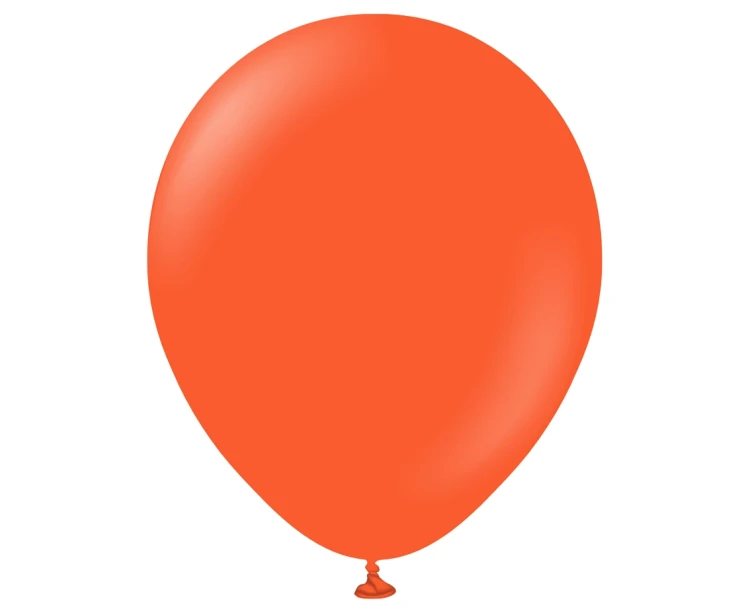 Balony Kalisan 18", standard jaskrawopomarańczowe (Flame Orange), 25 szt.