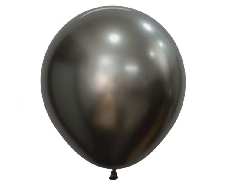 Balony Sempertex 18", (silk midnight grey) Silk, Ciemnoszare, 15 szt.