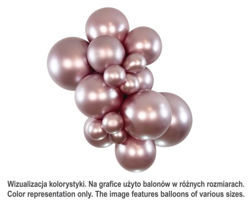 Balony Sempertex 18", (silk pink blossom) Silk, Ciemnoróżowe, 15 szt.