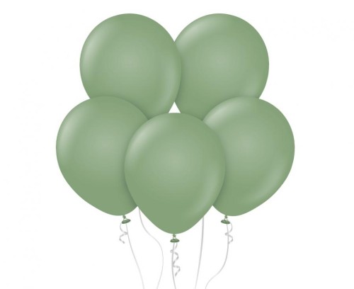 Balony 18" Retro Eucalyptus , 25 szt.