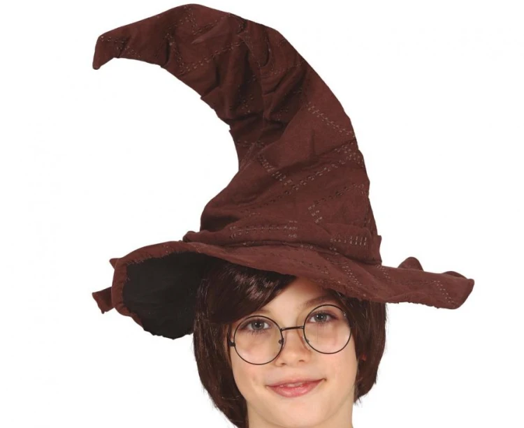 Kapelusz Czarodzieja Brązowy - Gandalf Mag Harry Potter Halloween