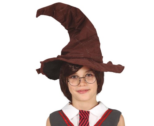Kapelusz Czarodzieja Brązowy - Gandalf Mag Harry Potter Halloween