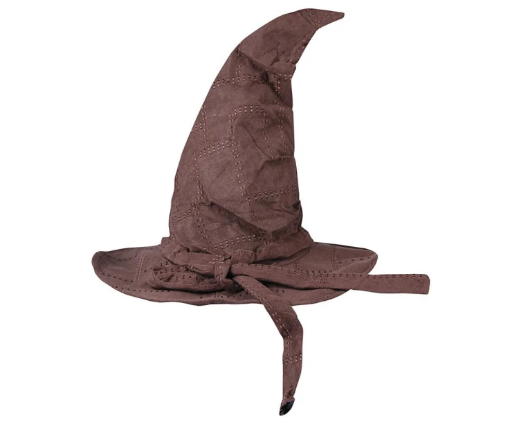 Kapelusz Czarodzieja Brązowy - Gandalf Mag Harry Potter Halloween