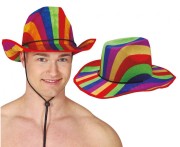 Tęczowy Kapelusz Kowbojski Kostium Imprezowy Pride Festiwal Party