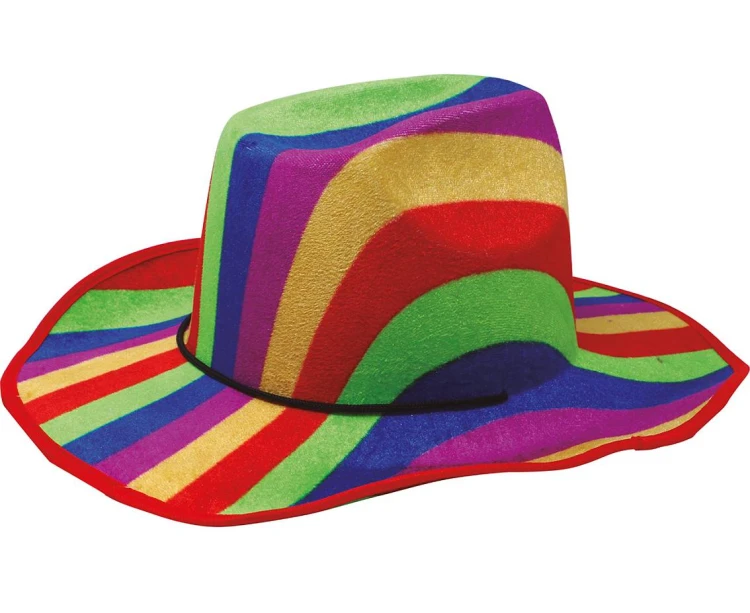 Tęczowy Kapelusz Kowbojski Kostium Imprezowy Pride Festiwal Party