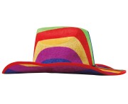 Tęczowy Kapelusz Kowbojski Kostium Imprezowy Pride Festiwal Party