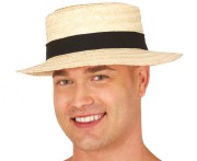 Kapelusz Słomkowy Męski Gondolier Stroje Przebranie Party