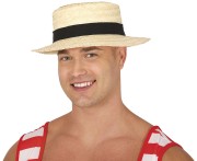 Kapelusz Słomkowy Męski Gondolier Stroje Przebranie Party