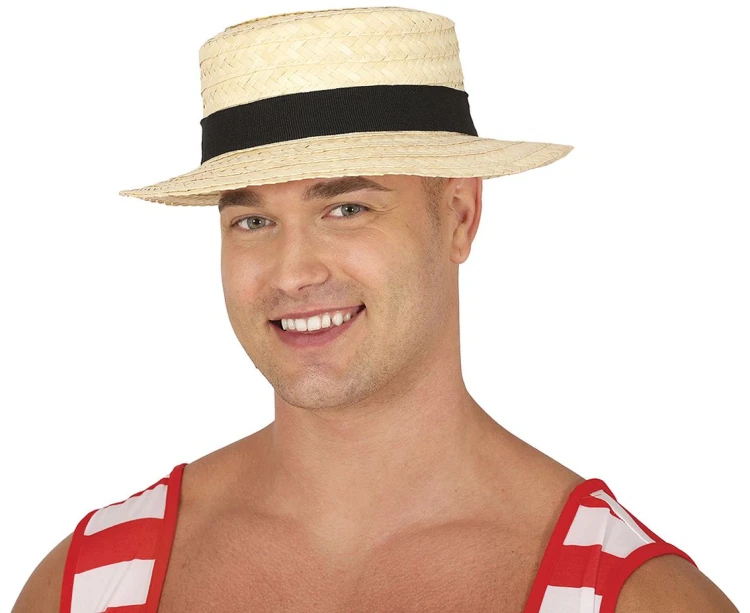 Kapelusz Słomkowy Męski Gondolier Stroje Przebranie Party