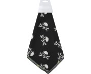 Chusta Piracka Bandana Pirat Czarna na Głowę Strój Kostium Party