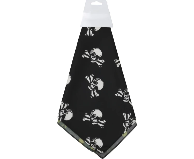 Chusta Piracka Bandana Pirat Czarna na Głowę Strój Kostium Party