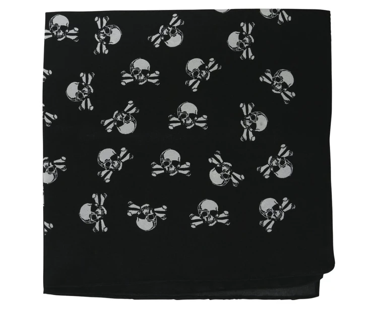 Chusta Piracka Bandana Pirat Czarna na Głowę Strój Kostium Party
