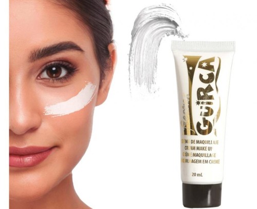 Farba do Twarzy i Ciała BIAŁA w Tubce Makijaż Charakteryzacja 20ml