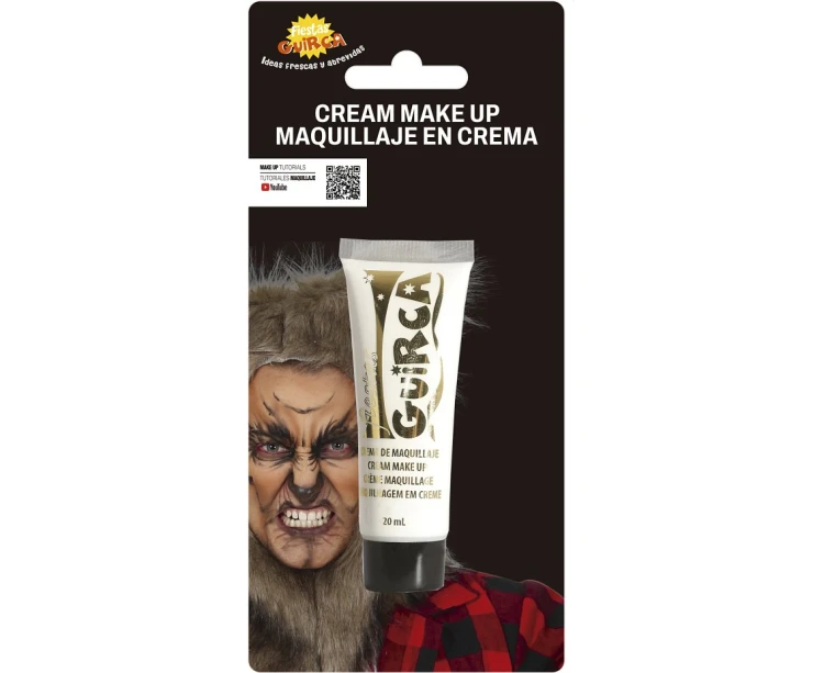 Farba do Twarzy i Ciała BIAŁA w Tubce Makijaż Charakteryzacja 20ml