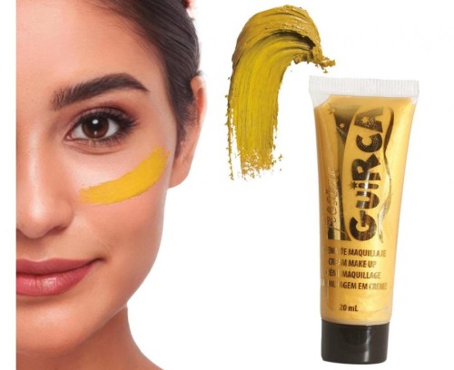Farba do Twarzy i Ciała ZŁOTA w Tubce Makijaż Charakteryzacja 20ml