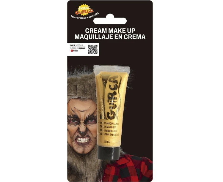 Farba do Twarzy i Ciała ZŁOTA w Tubce Makijaż Charakteryzacja 20ml