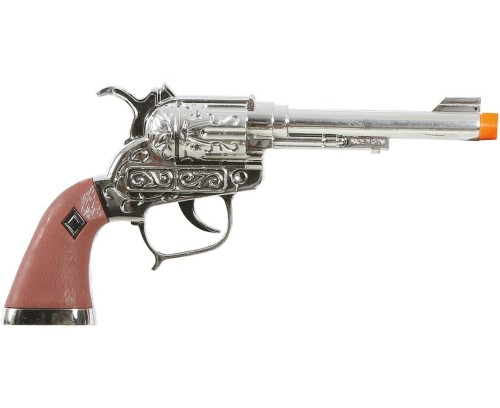 Pistolet Rewolwer 25 cm Rekwizyt Kowboj Gangster Przebranie Party