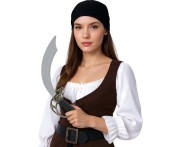 Miecz Piracki 45 cm Plastikowy Rekwizyt Do Stroju Pirata Party