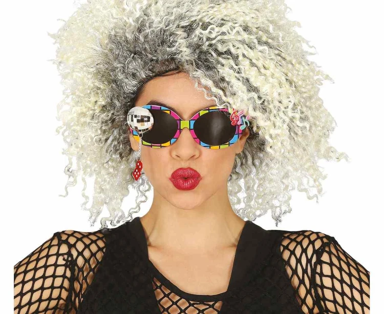 Okulary Kule Dyskotekowe Śmieszne Okulary Disco Party Lata 70 80