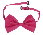 Mucha Fuksjowa 11 cm Muszka Różowa Elegancka do Garnituru Strój