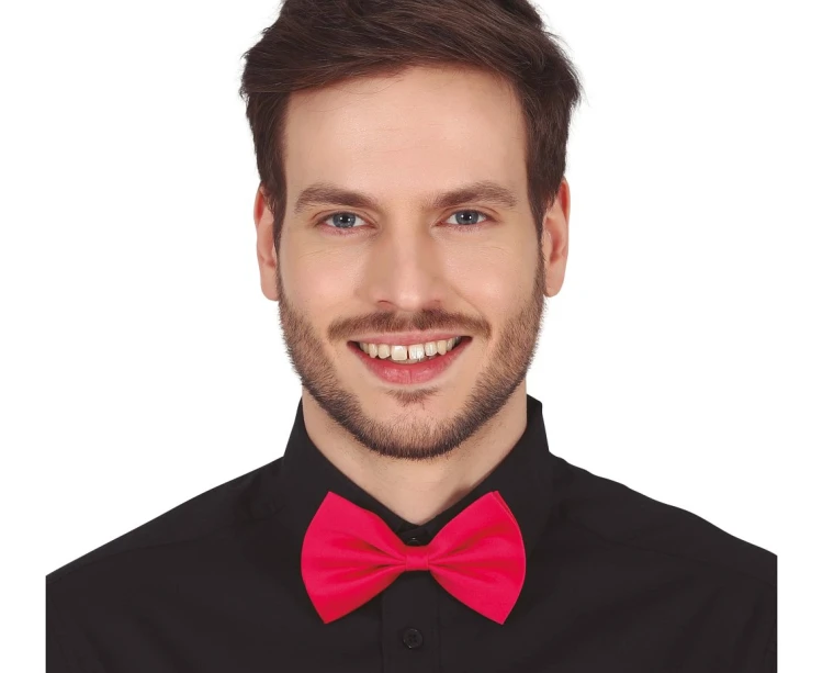 Mucha Fuksjowa 11 cm Muszka Różowa Elegancka do Garnituru Strój