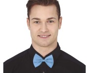 Muszka Niebieska 11 cm Mucha Elegancka Męska Dziecięca Strój Party