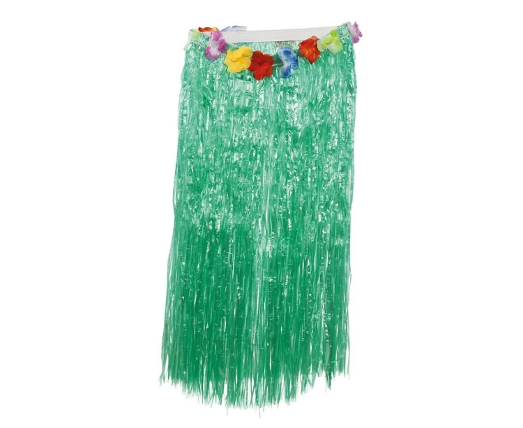 Spódnica Hawajska W Kwiaty 75 cm Zielona Stroje Przebranie Party