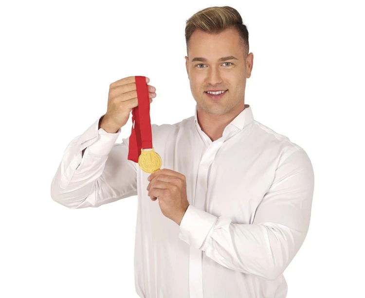 Medal Champion 1 Złoty 6 cm Złoty Medal Dla Zwycięzcy Nagroda Party