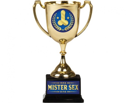 Puchar Mister Sex 20 cm Statuetka Na Wieczór Kawalerski Śmieszny Prezent