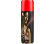 Farba do Ciała Włosów Twarzy Spray Czerwona 75 ml Makijaż Impreza Party
