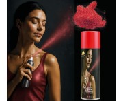 Farba do Ciała Włosów Twarzy Spray Czerwona 75 ml Makijaż Impreza Party