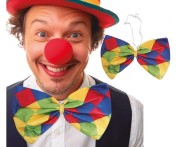 Mucha Klauna 29 cm Kolorowa Muszka Duża Stroje Przebranie Party