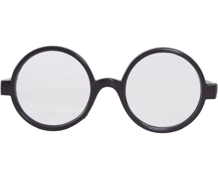 Okulary Czarodzieja Magika Okrągłe Harry Potter Czarne Oprawki